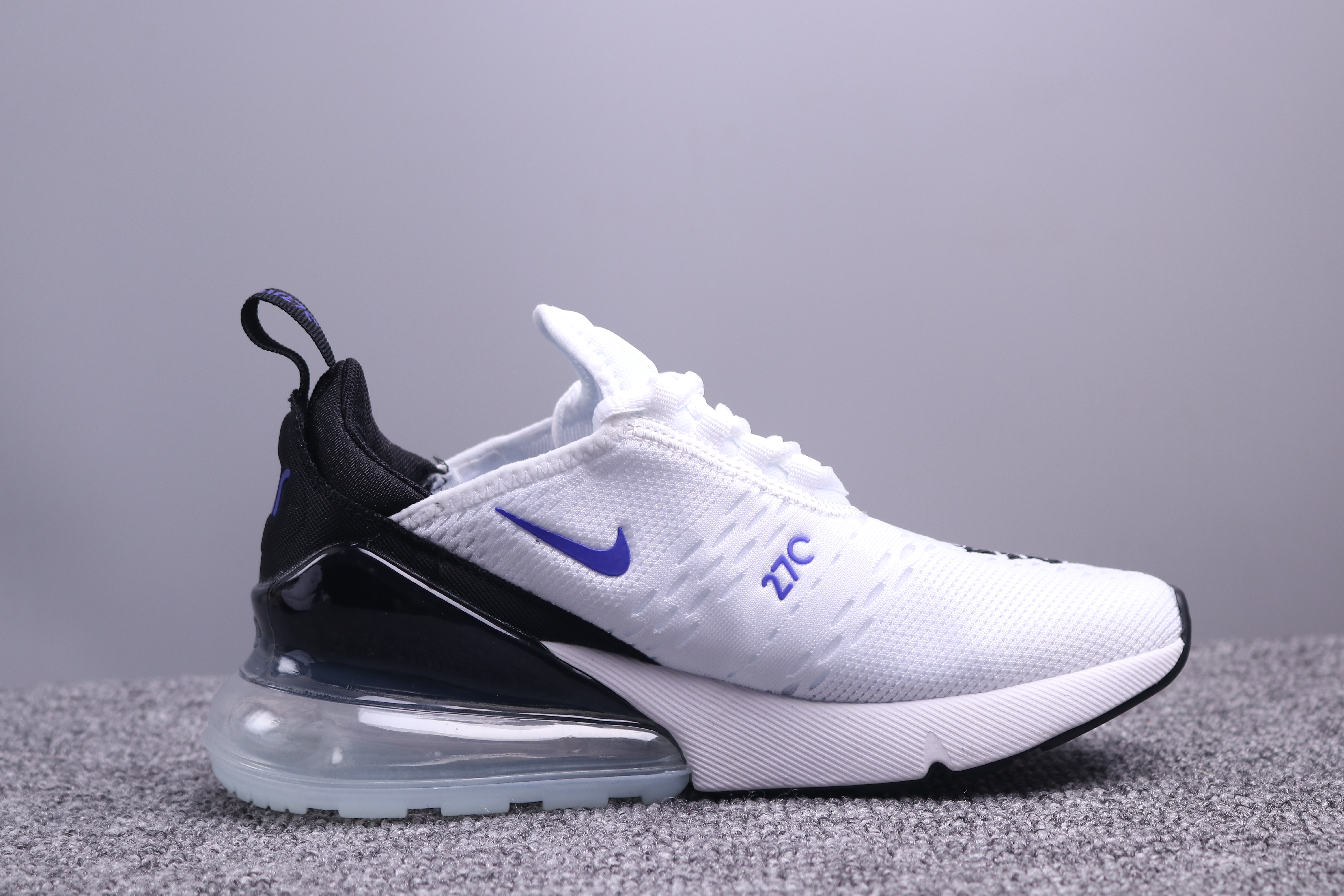 Women Supreme x Nike Air Max 270 White Black Shoes - Click Image to Close